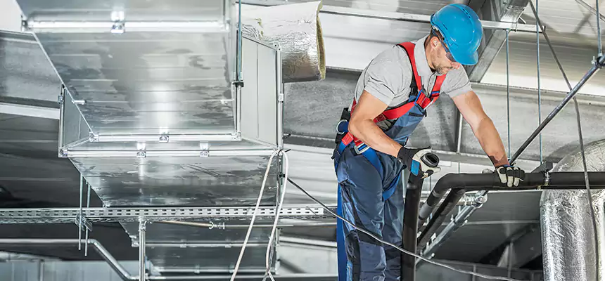 Precise Air Duct Vent Installation in Orchards